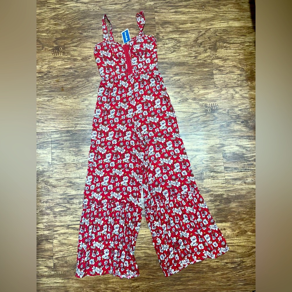 American Eagle Jumpsuit Size 2 Red